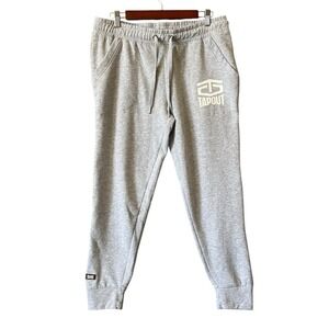 Tapout Sweatpants Streetwear Joggers Logo Pockets Womens Large
